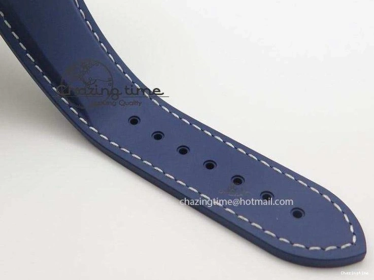 0307 HighPerformance Seamaster Planet Ocean GMT 600M Blue Dial SS On Blue Rubber Strap A 8278